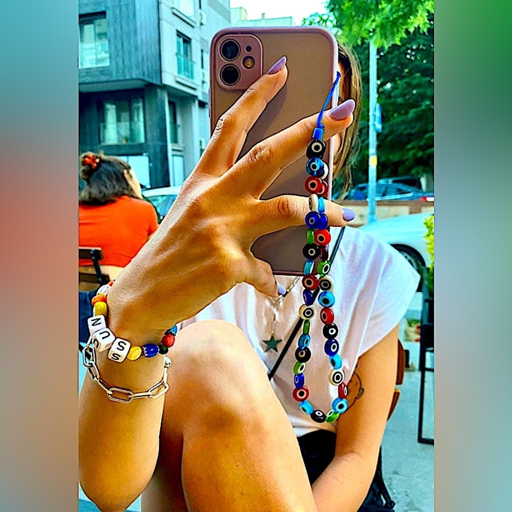 Evil Eye Phone Charm